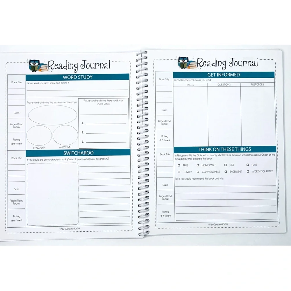 KIDS READING JOURNAL